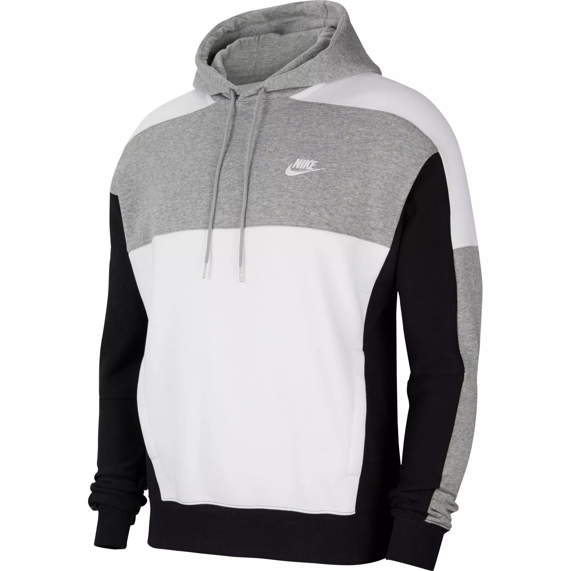 Grey white cheap nike hoodie